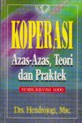 Koperasi : Azas-Azas, Teori dan Praktek Ed. Revisi 2000