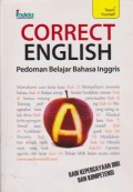 Correct English : Pedoman Belajar Bahasa Inggris