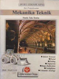 Mekanika Teknik Statis Tak Tentu