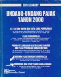 Undang-undang Pajak Tahun 2000