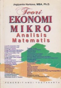 Teori Ekonomi Mikro Analisis Matematis Ed.1