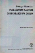 Bunga Rampai Pembangunan Nasional dan Pembangunan Daerah