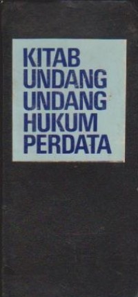 Kitab Undang-Undang Hukum Perdata