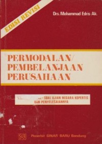 Permodalan/Pembelian Perusahaan