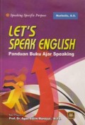 Let's Speak English (Panduan Buku Ajar Speaking)