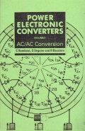 Power Electronic Converters : AC/AC Conversion Vol.2