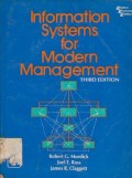 Information Systems for Modern Management Ed. 3