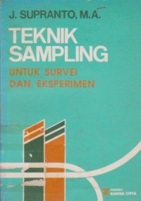 Teknik Sampling : Untuk Survei dan Eksperimen