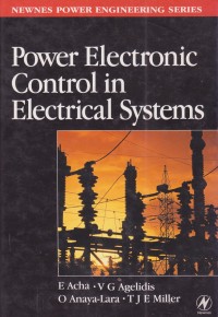 Power Electronic Control in Electrical Systems