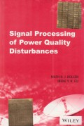 Signal Processing Of Power Quality Disturbances