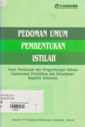 Pedoman Umum Pembentukan Istilah