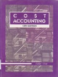 Cost Accounting 13th Edition