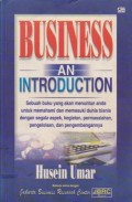 Business An Introduction