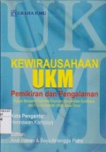 Kewirausahaan UKM : Pemikiran dan Pengalaman