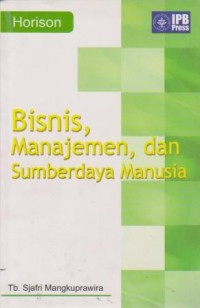 Horison : Bisnis, Manajemen, dan Sumberdaya Manusia