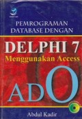 Pemrograman Database dengan DELPHI 7 Menggunakan Access dan ADO