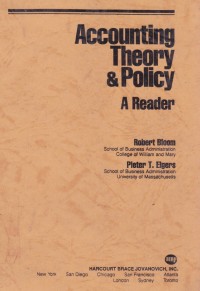 Accounting Theory & Policy A reader