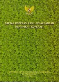 Daftar Koperasi Hasil Pelaksanaan Klasifikasi Koperasi