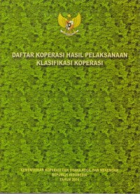 Daftar Koperasi Hasil Pelaksanaan Klasifikasi Koperasi