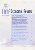 IMF Economic Review Vol. 63 (1) 2015