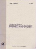 International Journal of Business and Society Vol. 14 (2) 2013