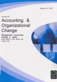 Journal of Accounting & Organizational Change Vol. 9 (9) 2013