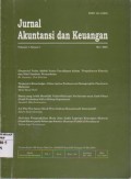 Jurnal Akuntansi dan Keuangan Vol. 7 (1) 2005