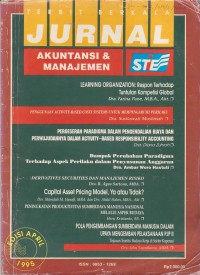 Jurnal Akuntansi dan Manajemen Ed. April 1995