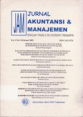 Jurnal Akuntansi dan Manajemen (JAM) Vol. 2 (1) 2003