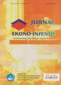 Jurnal Ekono-Insentif: Jurnal Ilmiah Bidang Ilmu Ekonomi - Kopertis Wilayah IV Vol. 6 (2) 2012