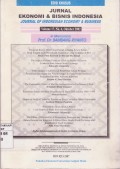 Jurnal Ekonomi dan Bisnis Indonesia: Journal of Indonesian Economy & Business Vol. 17 (4) 2002