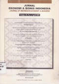 Jurnal Ekonomi dan Bisnis Indonesia: Journal of Indonesian Economy & Business Vol. 18 (2) 2003