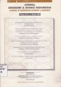 Jurnal Ekonomi dan Bisnis Indonesia: Journal of Indonesian Economy & Business Vol. 18 (4) 2003
