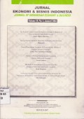 Jurnal Ekonomi dan Bisnis Indonesia: Journal of Indonesian Economy & Business Vol. 19 (1) 2004