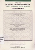 Jurnal Ekonomi dan Bisnis Indonesia: Journal of Indonesian Economy & Business Vol. 19 (4) 2004