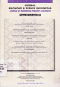 Jurnal Ekonomi dan Bisnis Indonesia: Journal of Indonesian Economy & Business Vol. 20 (2) 2005