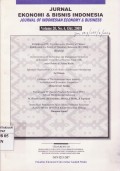 Jurnal Ekonomi dan Bisnis Indonesia: Journal of Indonesian Economy & Business Vol. 20 (4) 2005