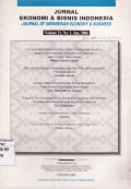 Jurnal Ekonomi dan Bisnis Indonesia: Journal of Indonesian Economy & Business Vol. 21 (1) 2006