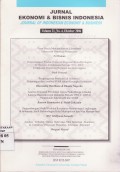 Jurnal Ekonomi dan Bisnis Indonesia: Journal of Indonesian Economy & Business Vol. 21 (4) 2006