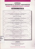 Jurnal Ekonomi dan Bisnis Indonesia: Journal of Indonesian Economy & Business Vol. 22 (1) 2007