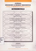 Jurnal Ekonomi dan Bisnis Indonesia: Journal of Indonesian Economy & Business Vol. 23 (1) 2008
