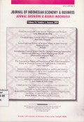Jurnal Ekonomi dan Bisnis Indonesia: Journal of Indonesian Economy & Business Vol. 24 (1) 2009