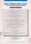 Jurnal Ekonomi dan Bisnis Indonesia: Journal of Indonesian Economy & Business Vol. 25 (2) 2010