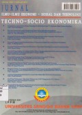 Jurnal Ilmu-Ilmu Ekonomi - Sosial dan Teknologi: Techno-Socio Ekonomika Vol. 4 (1) 2010