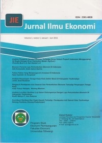 Jurnal Ilmu Ekonomi Vol. 1 (1) 2011