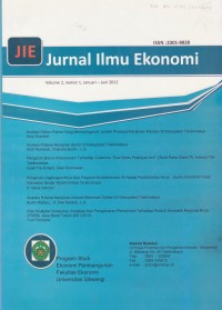 Jurnal Ilmu Ekonomi Vol. 2 (1) 2012