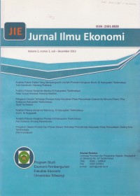 Jurnal Ilmu Ekonomi Vol. 2 (2) 2012