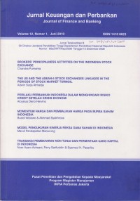 Jurnal Keuangan dan Perbankan: Journal of Finance and Banking Vol. 12 (1) 2010