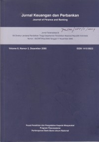 Jurnal Keuangan dan Perbankan: Journal of Finance and Banking Vol. 8 (2) 2006