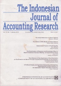 Jurnal Riset Akuntansi Indonesia (The Indonesian Journal of Accounting Research) Vol. 13 (1) 2010